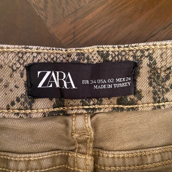 Zara Snake Print Pants - Picture 2 of 3
